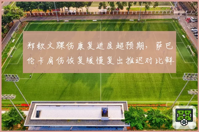 郑钦文踝伤康复进度超预期,萨巴伦卡肩伤恢复缓慢复出推迟对比鲜明