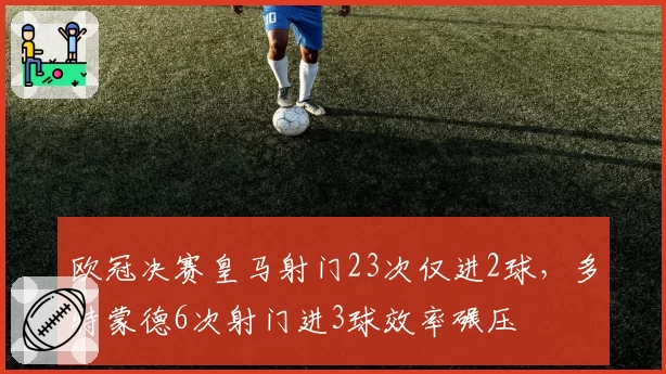欧冠决赛皇马射门23次仅进2球，多特蒙德6次射门进3球效率碾压