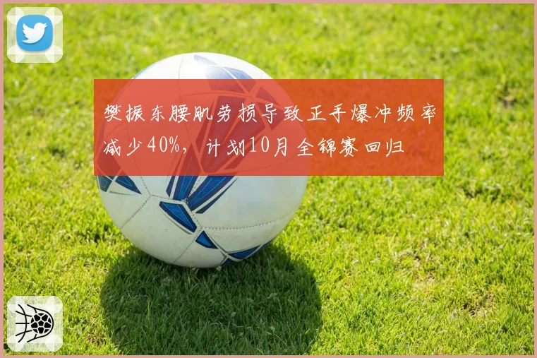樊振东腰肌劳损导致正手爆冲频率减少40%，计划10月全锦赛回归